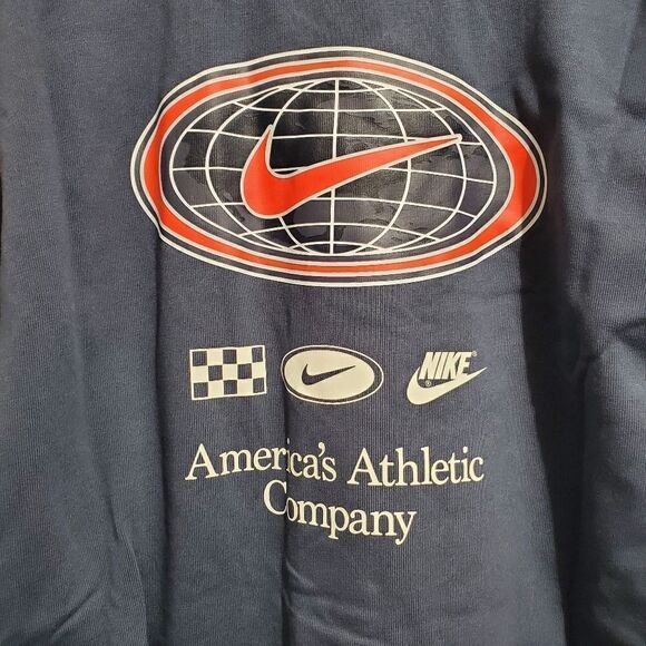 Nike Sportswear Americana Top Mens Sz Large Button Up Jersey Blue DV9642-437 NWT - Picture 7 of 10